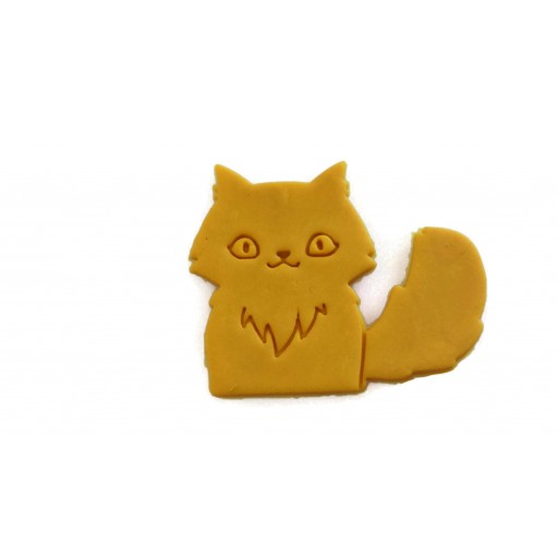 3D Printed Fluffy Cat Cookie Cutter