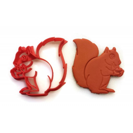 Squirrel Cookie Cutter 3" x 3"