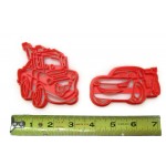 Cars Lightning Mcqueen and Mater cookie cutter set