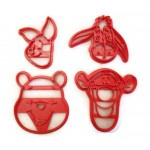 Winnie The Pooh Tigger, Piglet, Pooh and Eeyore cookie cutter set