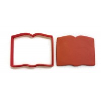 Open Book Cookie Cutter