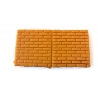 3D Printed Brick pattern fondant cutter 2" x 2"