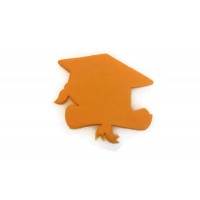 3D Printed Graduation Cap and Scroll cookie cutter 3 1/2" x 3"