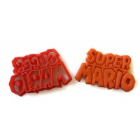 Super Mario Brothers Logo Cookie Cutter