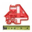 Batman age 4 Cookie Cutter fondant cutter