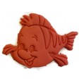 The Little Mermaid Flounder and Sebastian the crab cookie cutter set