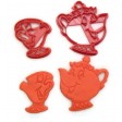 Beauty and the Beast Mrs Potts and Chip cookie cutter fondant cutter set