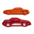 Pontiac Fiero Notchback cookie cutter